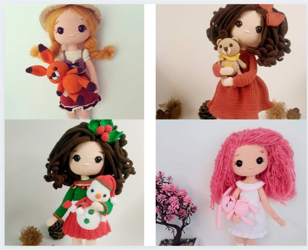 Amigurumi Pattern Doll Crochet for Mia Doll PDF Pattern 