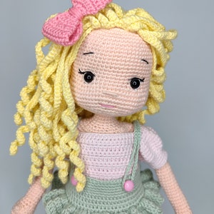 Crochet pattern doll Amigurumi doll Jenny and Bunny pdf English/Français/Espanol/Português 画像 5