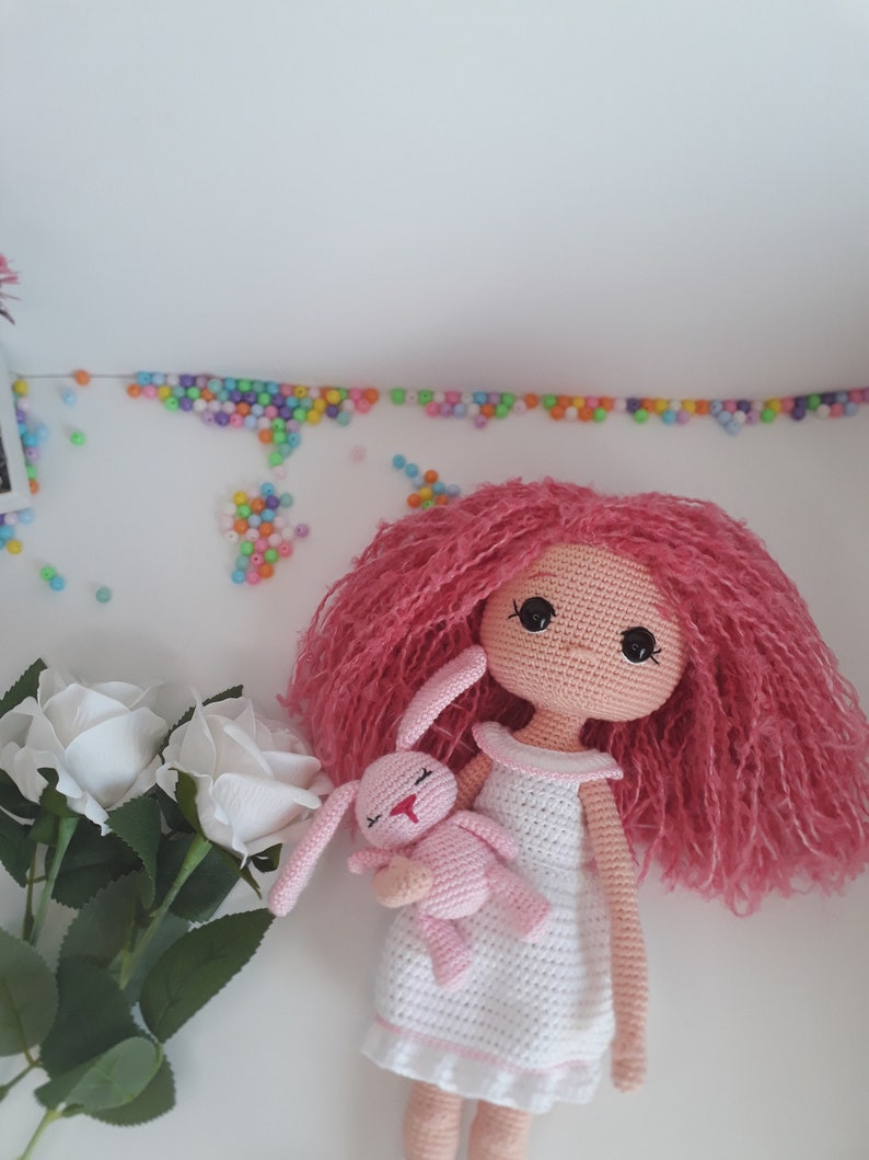 Rubby Rabbit Crochet Crochet Doll Pattern Amigurumi Pattern Candy and Bunny Rubby Pdf ...
