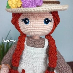 Crochet doll pattern Amigurumi doll pattern Anna English,French, Spanish, Portuguese pattern image 7