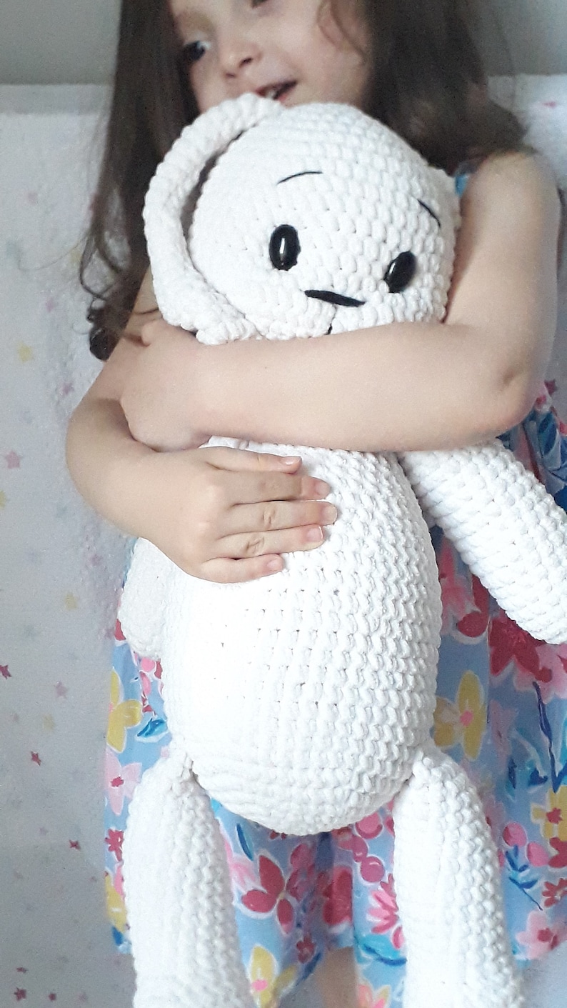 Velvet Bunny Crochet Pattern Long Eared Big Rabbit Amigurumi - Etsy