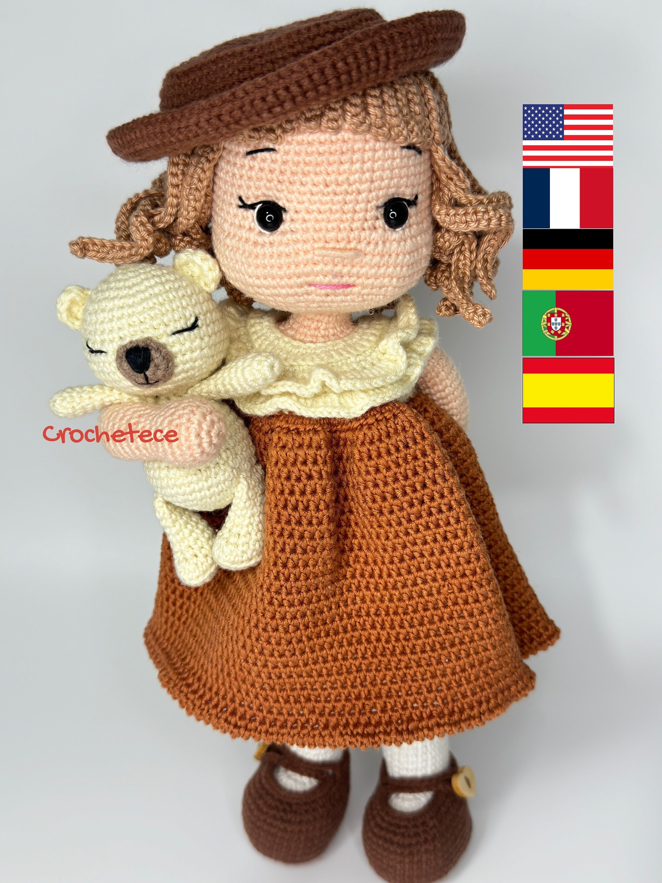 Crochet dolls etsy outlet