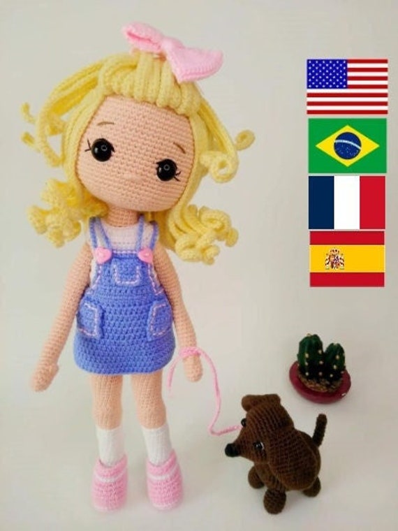 Easy crochet dress for dolls (portuguese/spanish) 