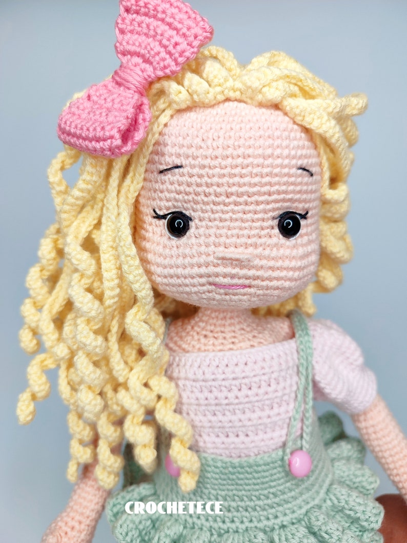 Patron au crochet poupée Amigurumi poupée Jenny et Bunny pdf English/Français/Espanol/Português image 3