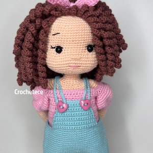 Muñeca patrón de ganchillo Muñeca Amigurumi MİA y Patito English/Français/Português/Espanol imagen 7