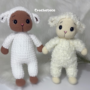Crochet sheep pattern/ crochet lamb pattern/ amigurumi sheep pattern English pdf