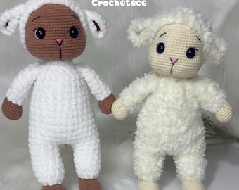 Crochet sheep pattern/ crochet lamb pattern/ amigurumi sheep pattern English pdf