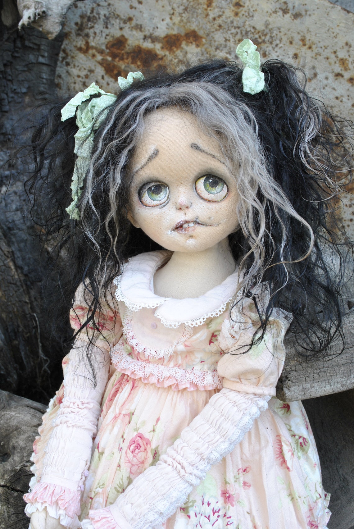 RESERVE Creepy art doll supernatural gifts Etsy