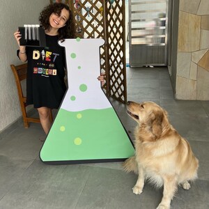 Template Science Fair decorations - Test tube DIY
