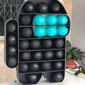 AMONG US - Pop It - Balloon Mosaic Template - imposter party