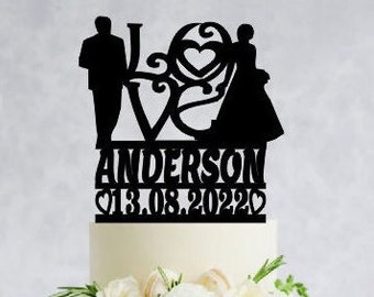 Personalized Weeding  Cake Topper // Cake Topper // WeedingTopper//