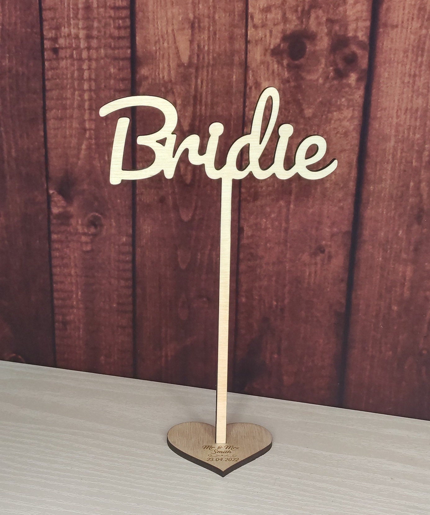 Rustic Wooden Table Names // Custom Table Numbers // Wedding Etsy