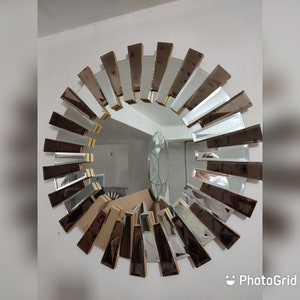 Silver, gold mirror, Living room mirror