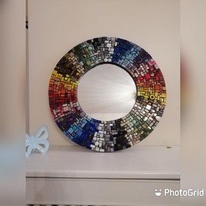 Spiegel Wanddekor, handgemachter dekorativer Wandspiegel, Geschenke, Badezimmerspiegel