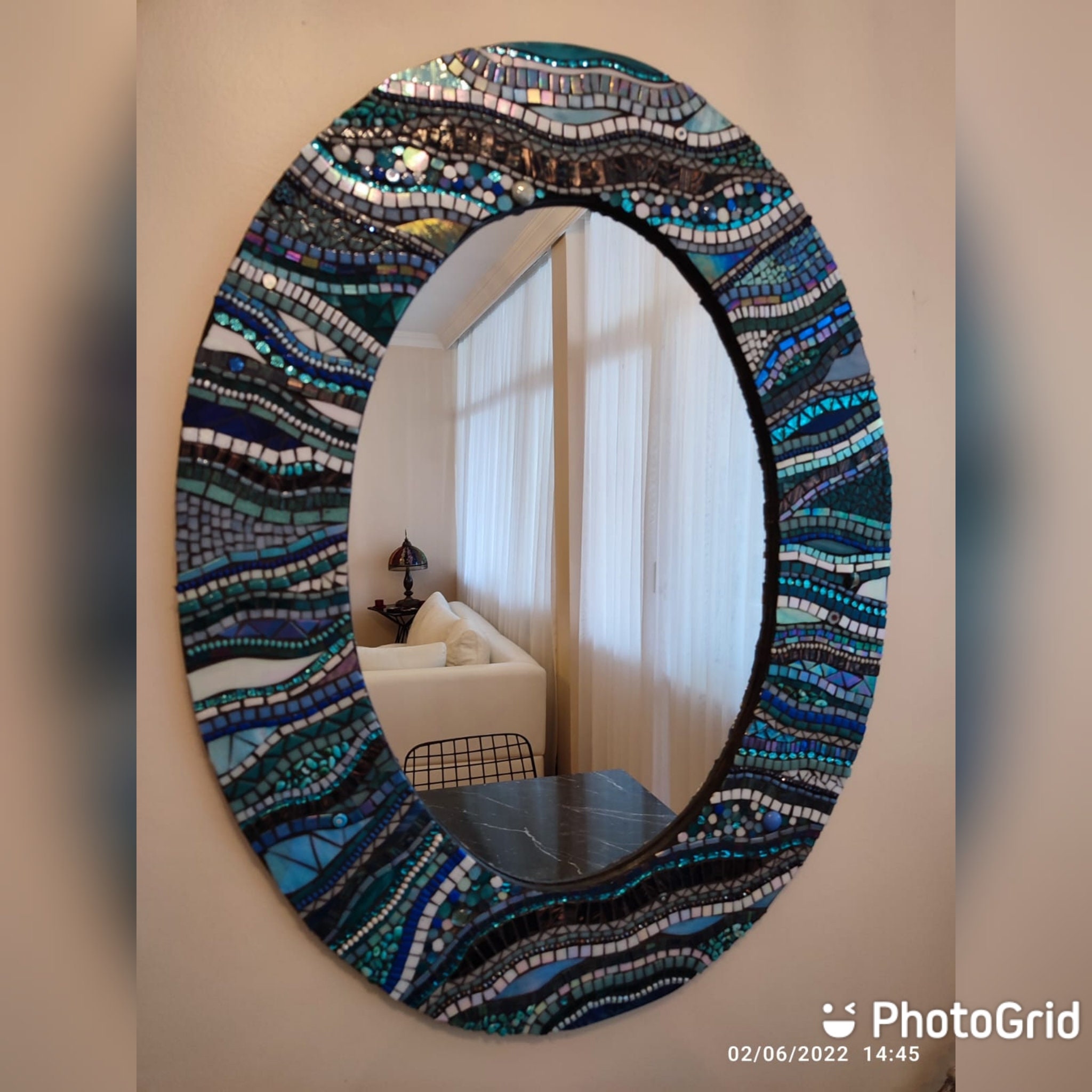 Piastrelle Mosaico A Specchio Oro – 100 Pezzi A Forma Di Diamante (1" X 1/2") Per Decorazioni Fai Da Te E Artigianato