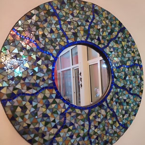 Runder Mosaik Spiegel,Design Spiegel,Mosaik Spiegel