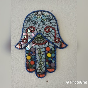 Hamsa Wall Decoration, wall art, mosaic wall art