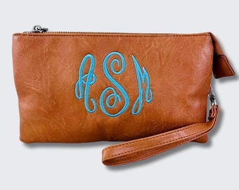 Monogram Purse, Crossbody Monogrammed Purse, Personalized Purse, Monogram Bag, Monogram Wristlet, Personalized Bag, Monogram Crossbody Purse