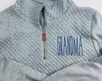 Monogram Sweatshirt, Monogram Pullover, Monogram Quarter Zip, Quarter Zip Pullover, Quarter Zip Sweatshirt, Sweatshirt For Her, Monogram