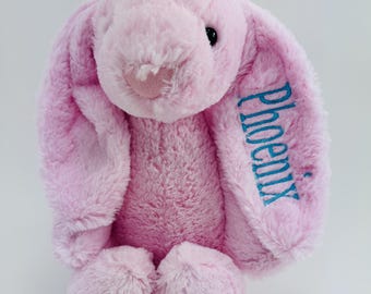 Monogrammed Bunny, Personalized Baby Gift, Monogram Stuffed Animal, Monogrammed Bunny Rabbit, Baby Easter Gift, Easter Baby Bunny