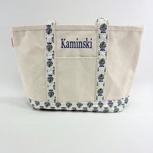 Monogrammed Wedding Tote Bag, Monogram Embroidered Bag, Personalized Bridal Tote, Monogrammed Tote Bag For Women, Bridal Party Tote Bag image 13