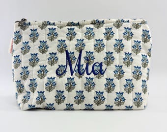 Monogram Cosmetic Case, Monogrammed Cosmetic Bag, Personalized Make Up Bag, Custom Cosmetic Bag, Monogrammed Travel Bag, Bridal Gift