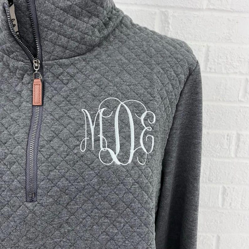 Monogram Sweatshirt, Monogram Pullover, Monogram Quarter Zip, Quarter Zip Pullover, Quarter Zip Sweatshirt, Sweatshirt For Her, Monogram