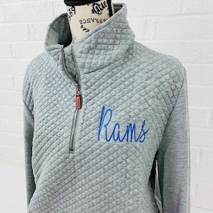 Teacher Monogram Sweatshirt, Monogram Pullover, Monogram Quarter Zip, Teacher Shirt, Quarter Zip Sweatshirt, Teacher Gifts, Teacher Sweater