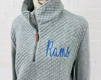 Teacher Monogram Sweatshirt, Monogram Pullover, Monogram Quarter Zip, Teacher Shirt, Quarter Zip Sweatshirt, Teacher Gifts, Teacher Sweater
