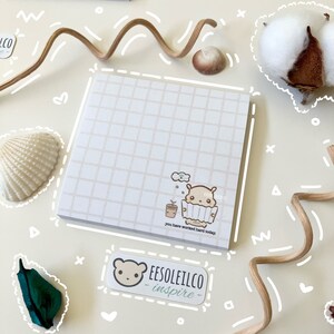 Je hebt vandaag hard gewerkt Sticky Notes // kawaii, schattig, post-it, esthetisch, aanmoediging, herinnering, plaid, stationair, functioneel, groei