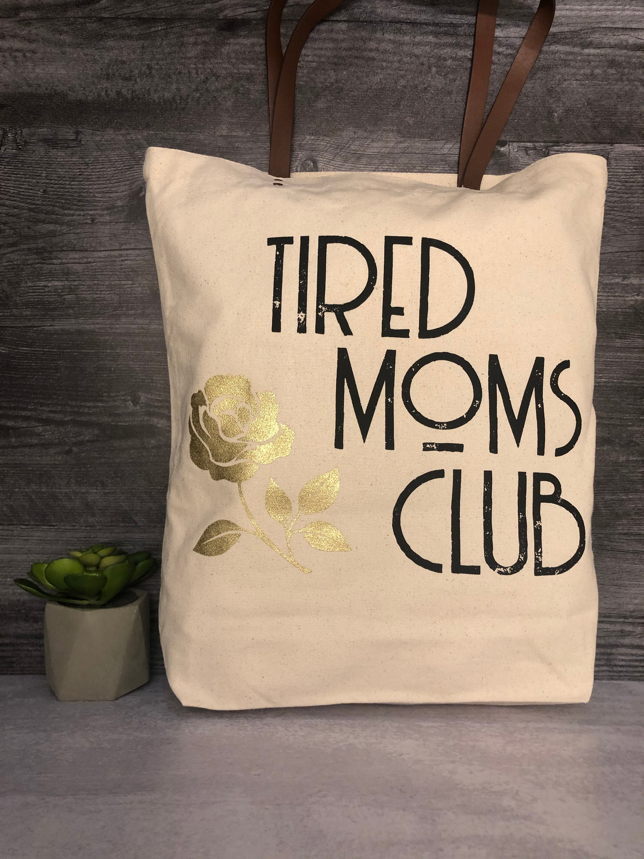 Mama Tote Bag Mom Gift Bag Boho Mama Shopping Bag Mother 