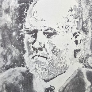 1956 Pablo Picasso, Portrait of Vollard II. Combined technique. [1937]  1950&#39;s Original  Print - Vintage