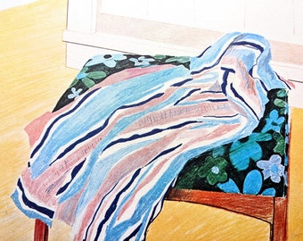 1978 David Hockney Suginoi Hotel, Beppu, 1971 Original Vintage Print - Wall Décor