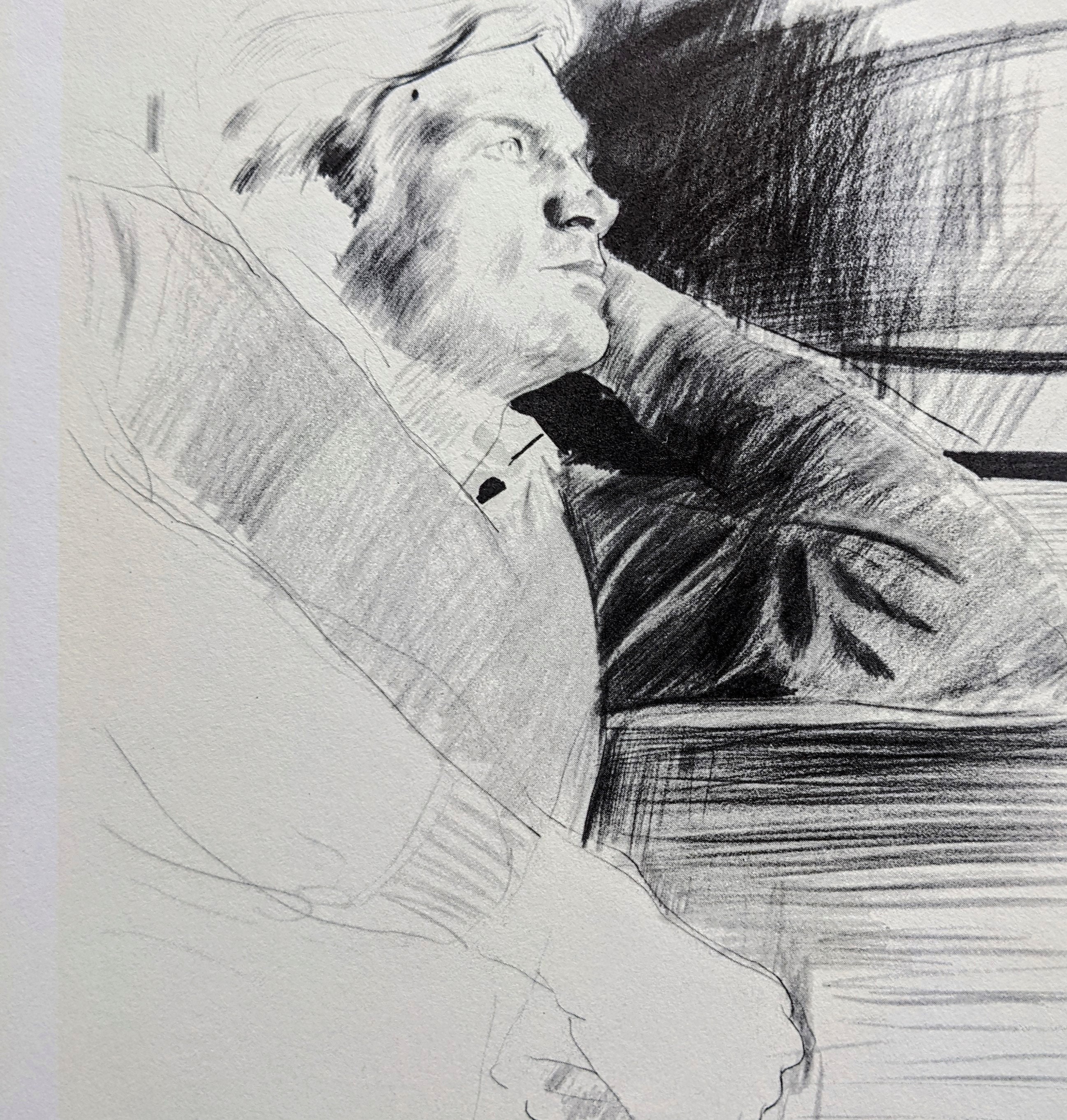 1978 David Hockney Joe Mcdonald 1975 Original Vintage Print - Wall