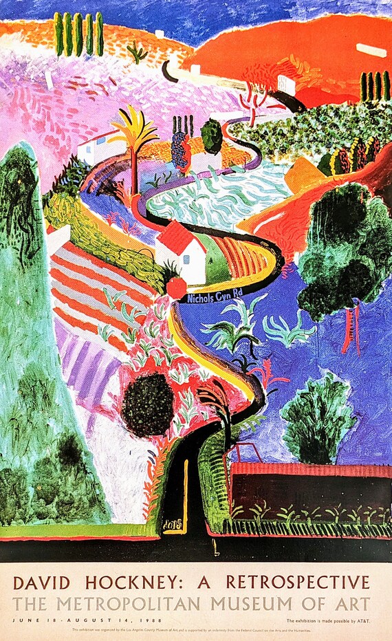 1994 David Hockney Poster 