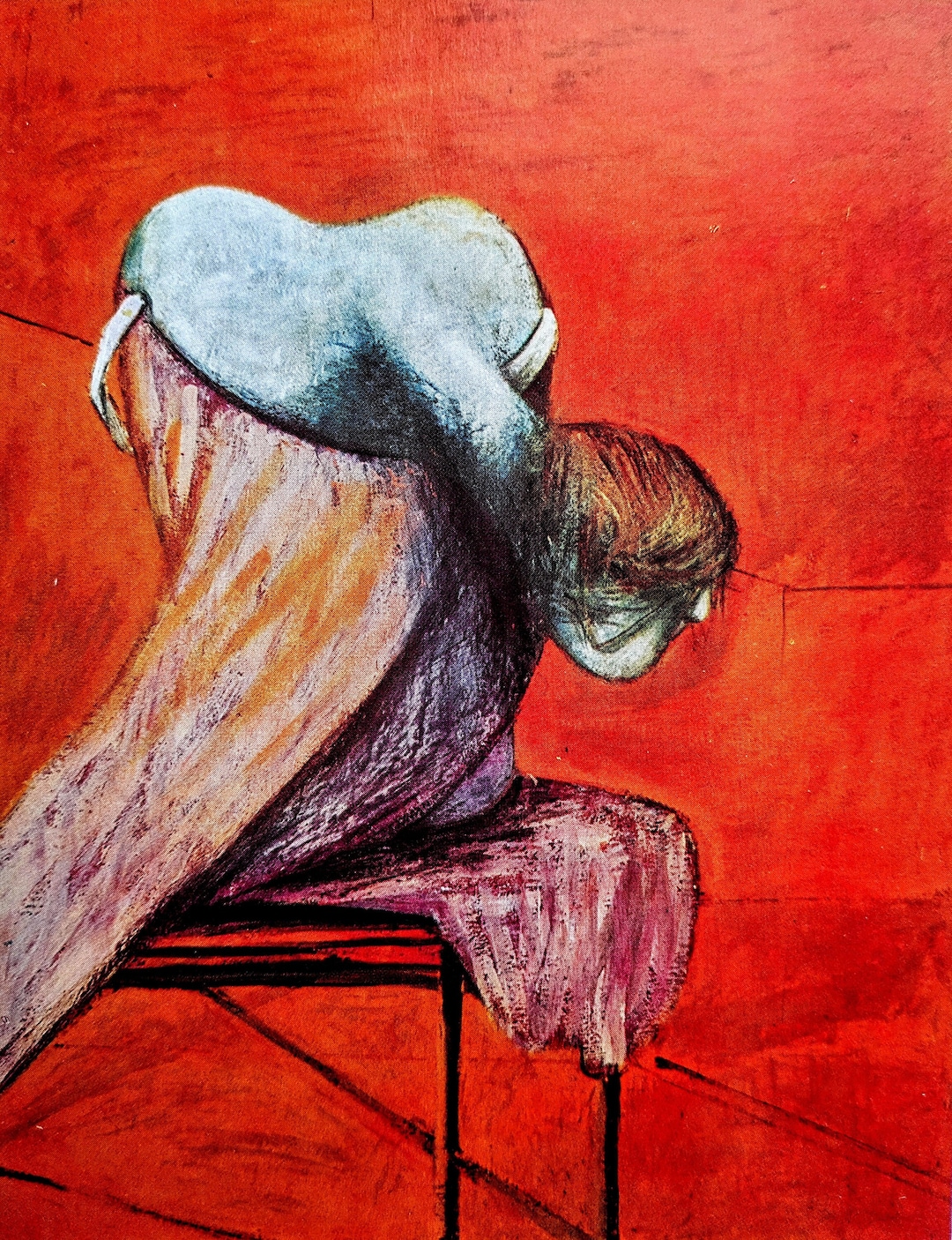 1975 Francis Bacon Three Studies for Figures at the Base of a Crucifixion the Tate Gallery
