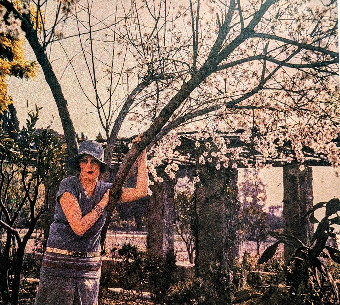 1980 JH Lartigue Autochromes Bibi em Cimiez, Nice 1927 Tamanho