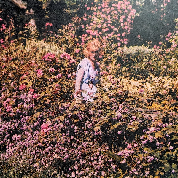 1980 J.H. Lartigue Autochromes Bibi at the Château de la Garoupe, 1921 Sheet Size Approx. 10.75 x 9.5 Inches