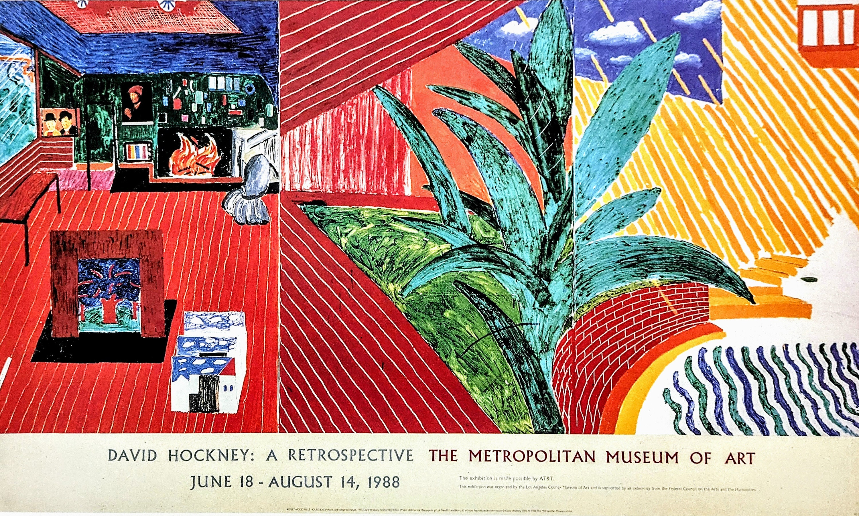 1994 David Hockney Poster 