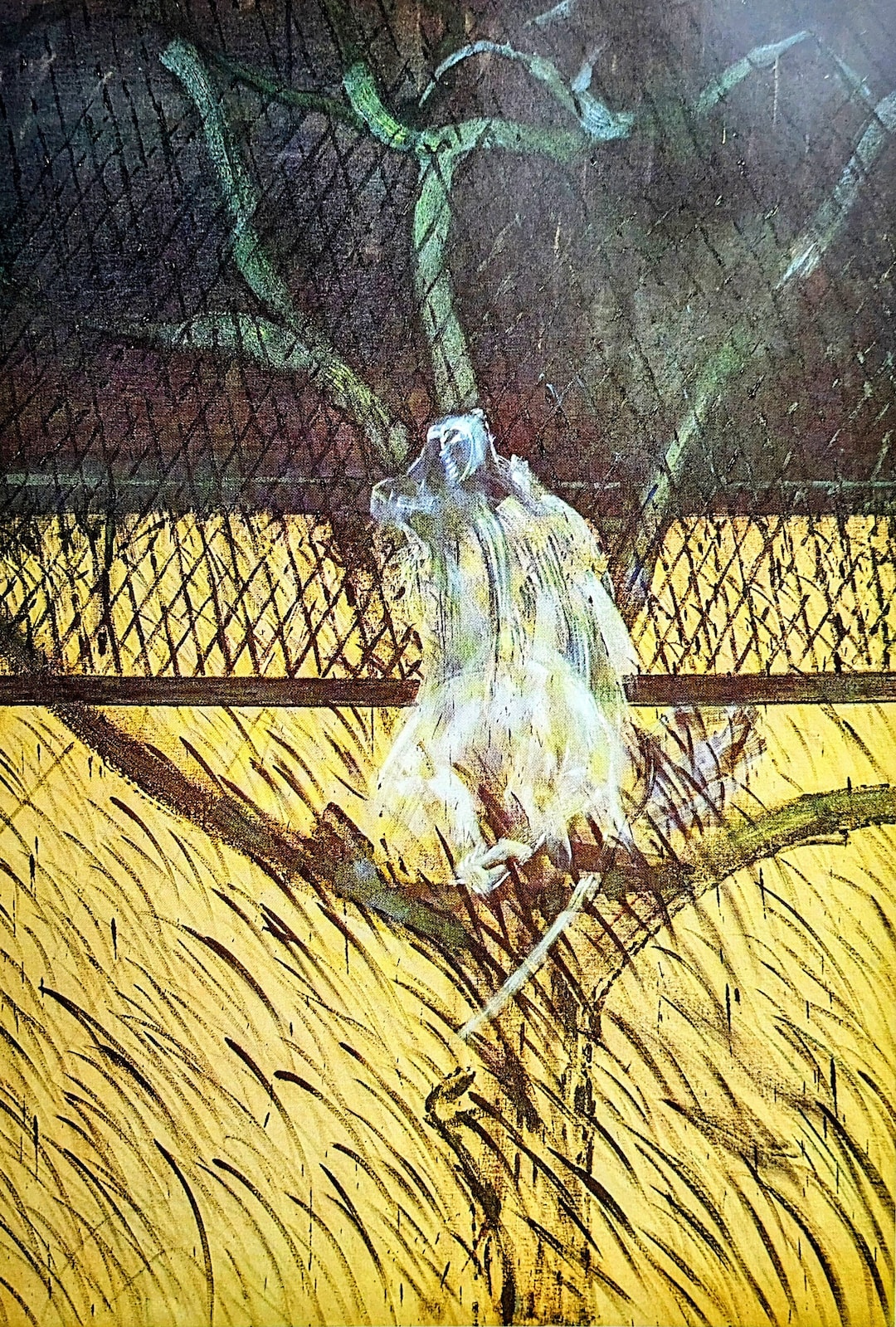 1975 Francis Bacon Study of a Baboon - Collection James Thrall