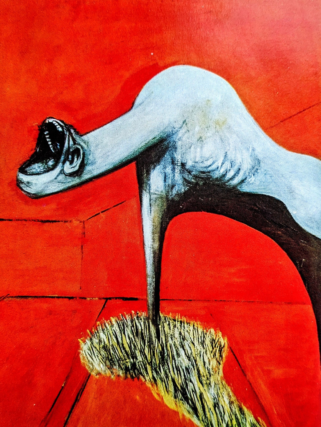1975 Francis Bacon Three Studies for Figures at the Base of a