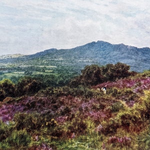 1909 Helen Allingham Hindhead von Witley Common Antiker Druck - Illustration - Britischer Aquarellist - Viktorianisches Wanddekor