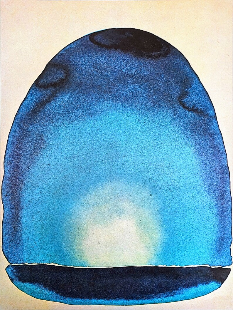 1976 O'keeffe 'light Coming on the Plains II ' C 1917 American