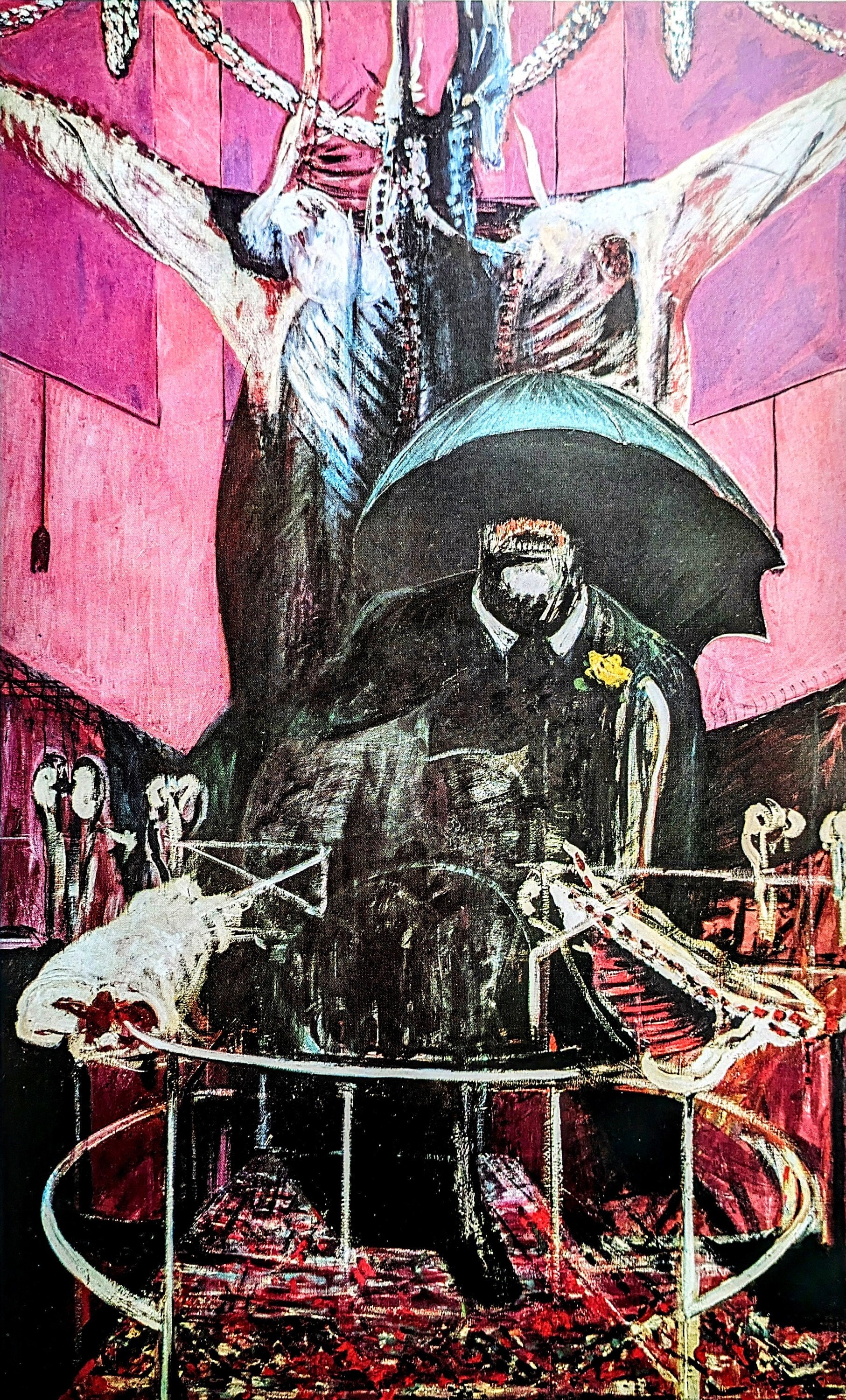 1975 Francis Bacon Painting Oil and Tempera on Canvas, the