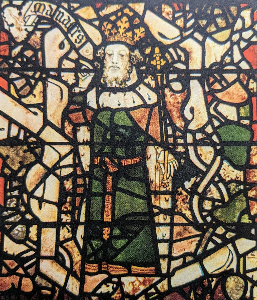 その他 A History of English Glass-Painting 1943 an English Stained Glass Window C. 1400 Original Vintage