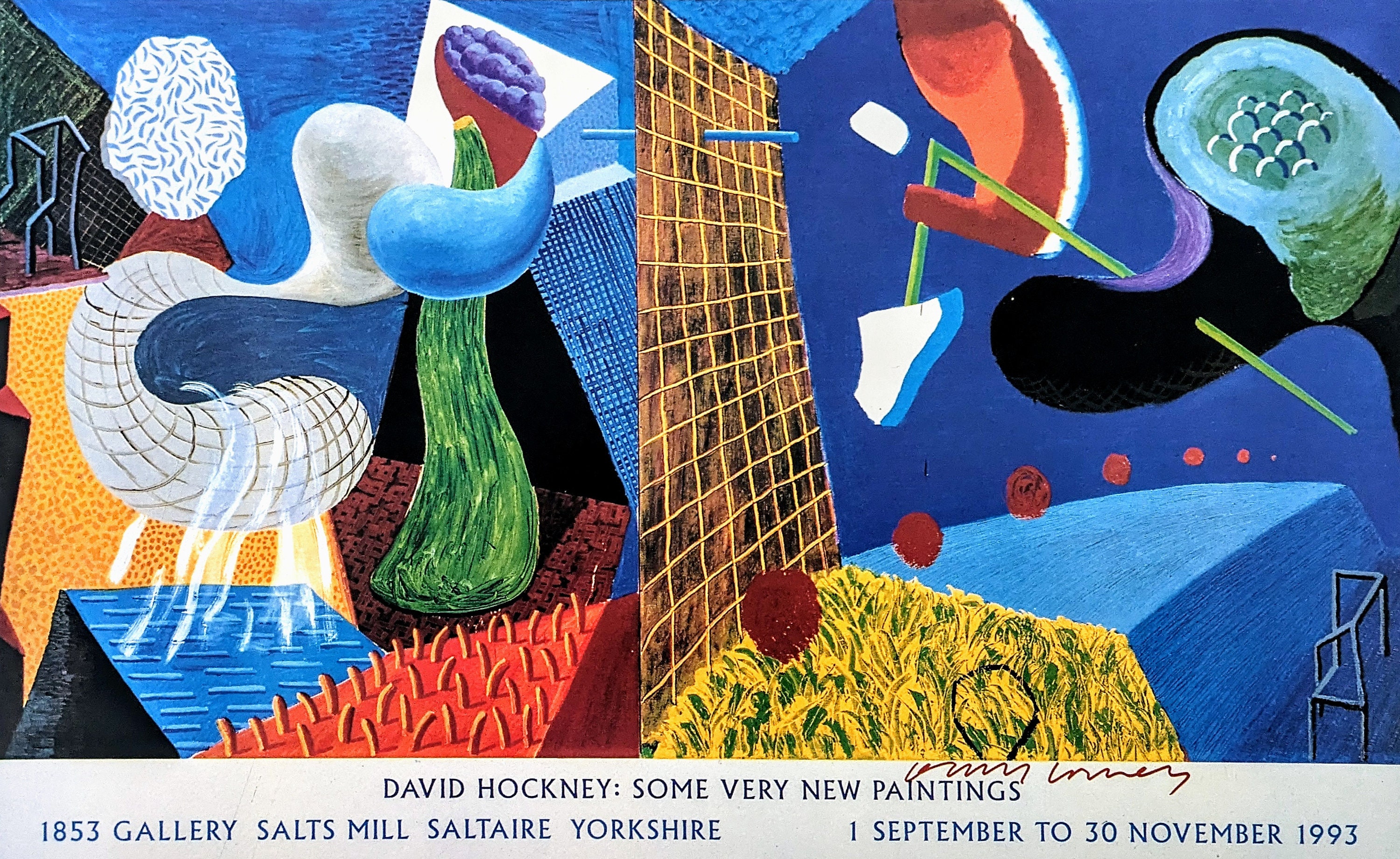 1994 David Hockney Poster 