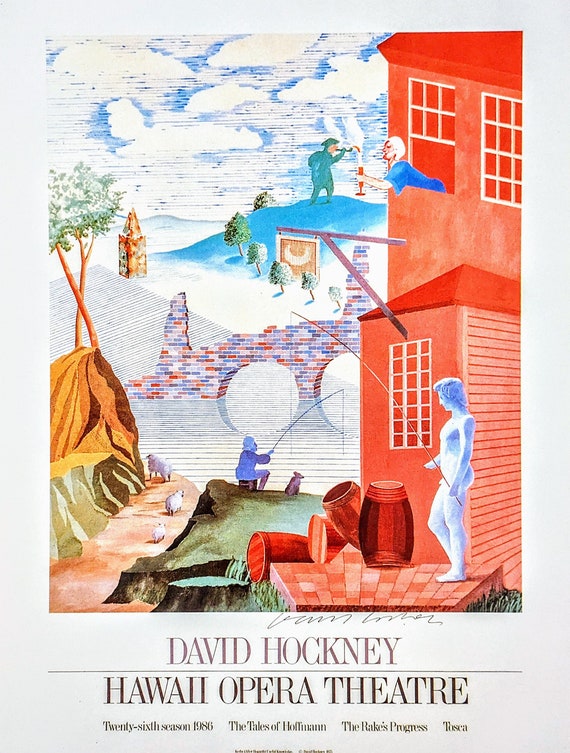 1994 David Hockney Poster