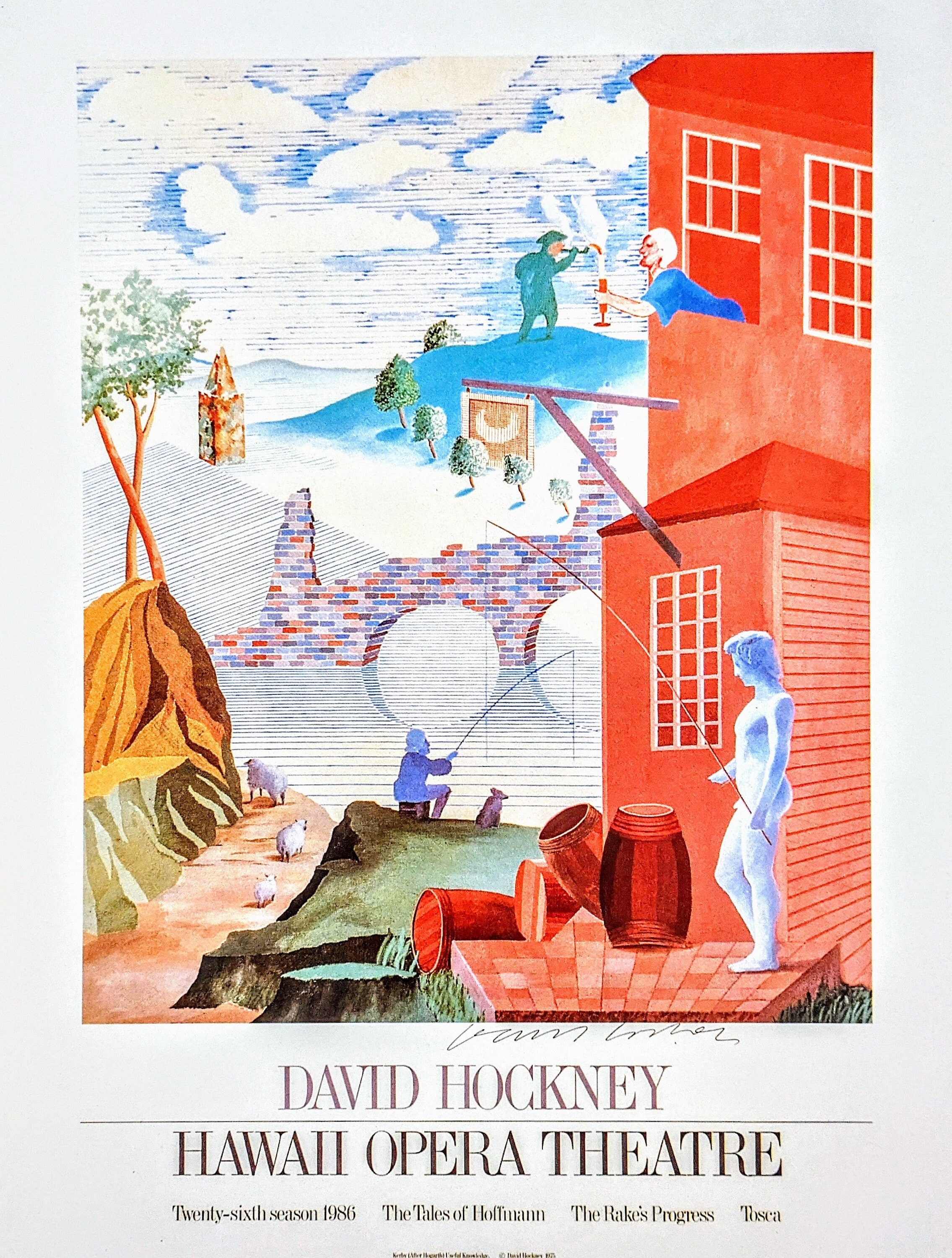 1994 David Hockney Poster