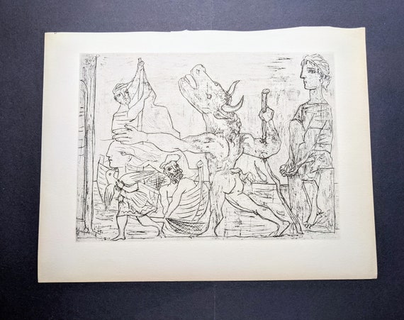 1956 Pablo Picasso October 1934 (blind Minotaur Led by Girl