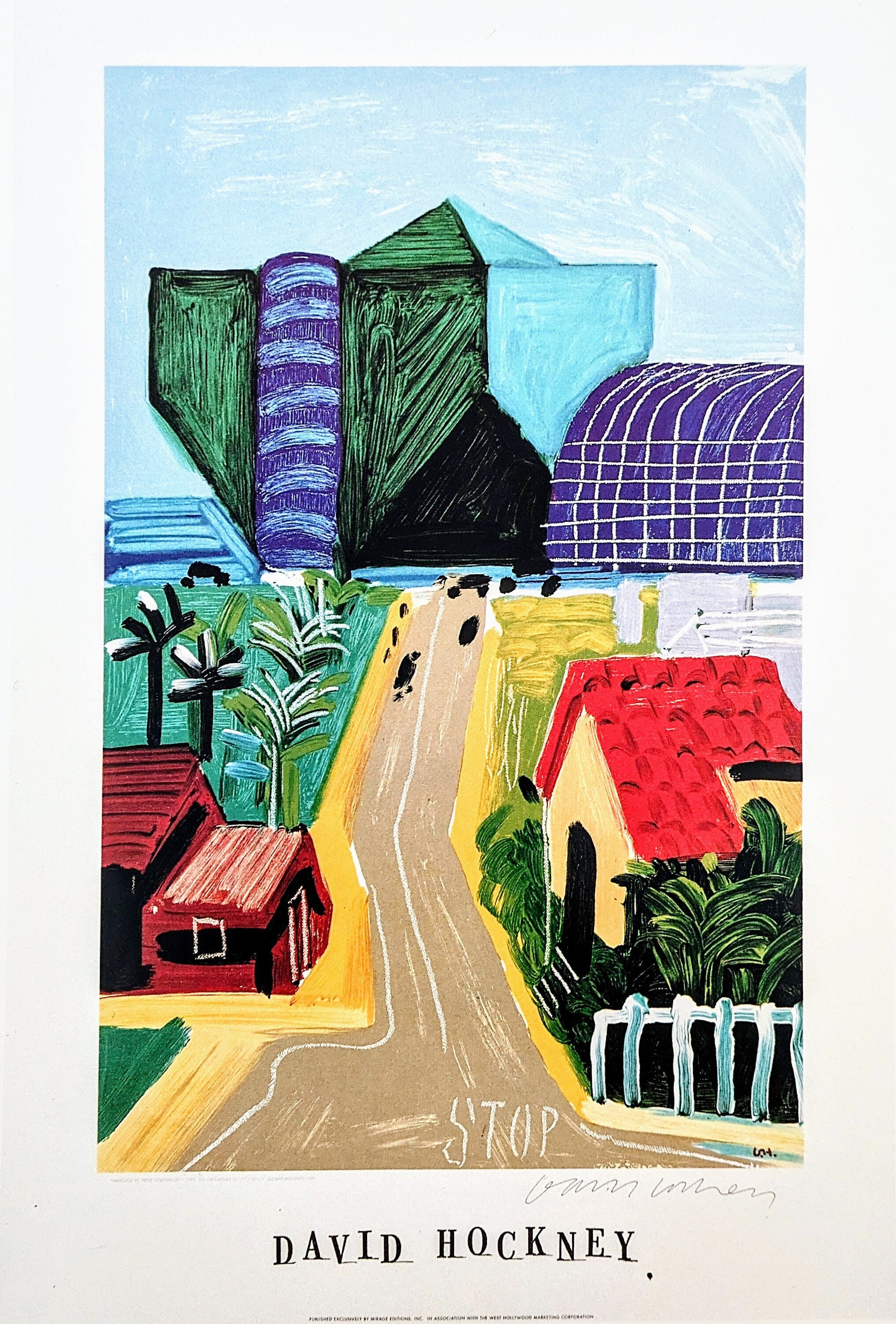1994 David Hockney Poster 